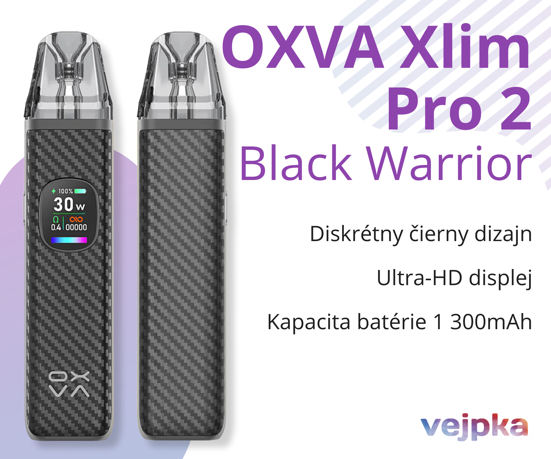 OXVA Xlim Pro 2 - Carbon Black úvodná foto (2)